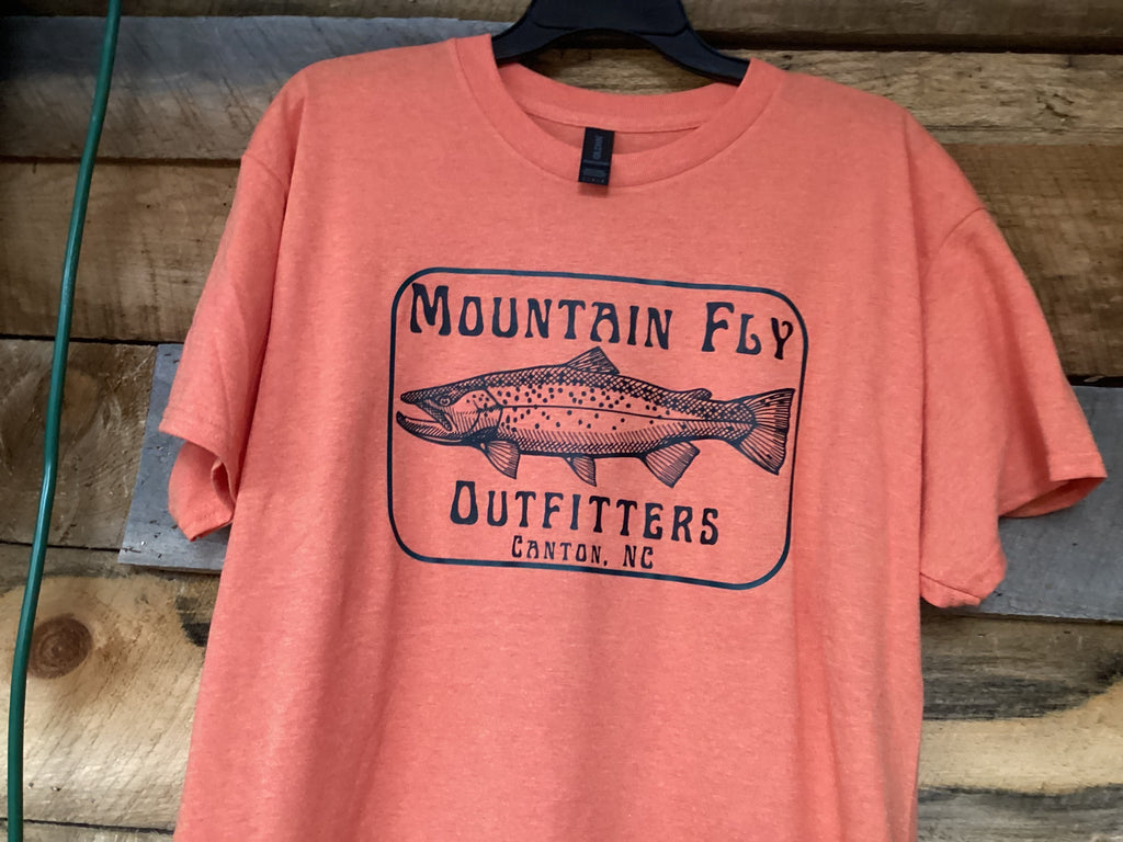MTN FLY Front Trout Logo Short Sleeve Shirt