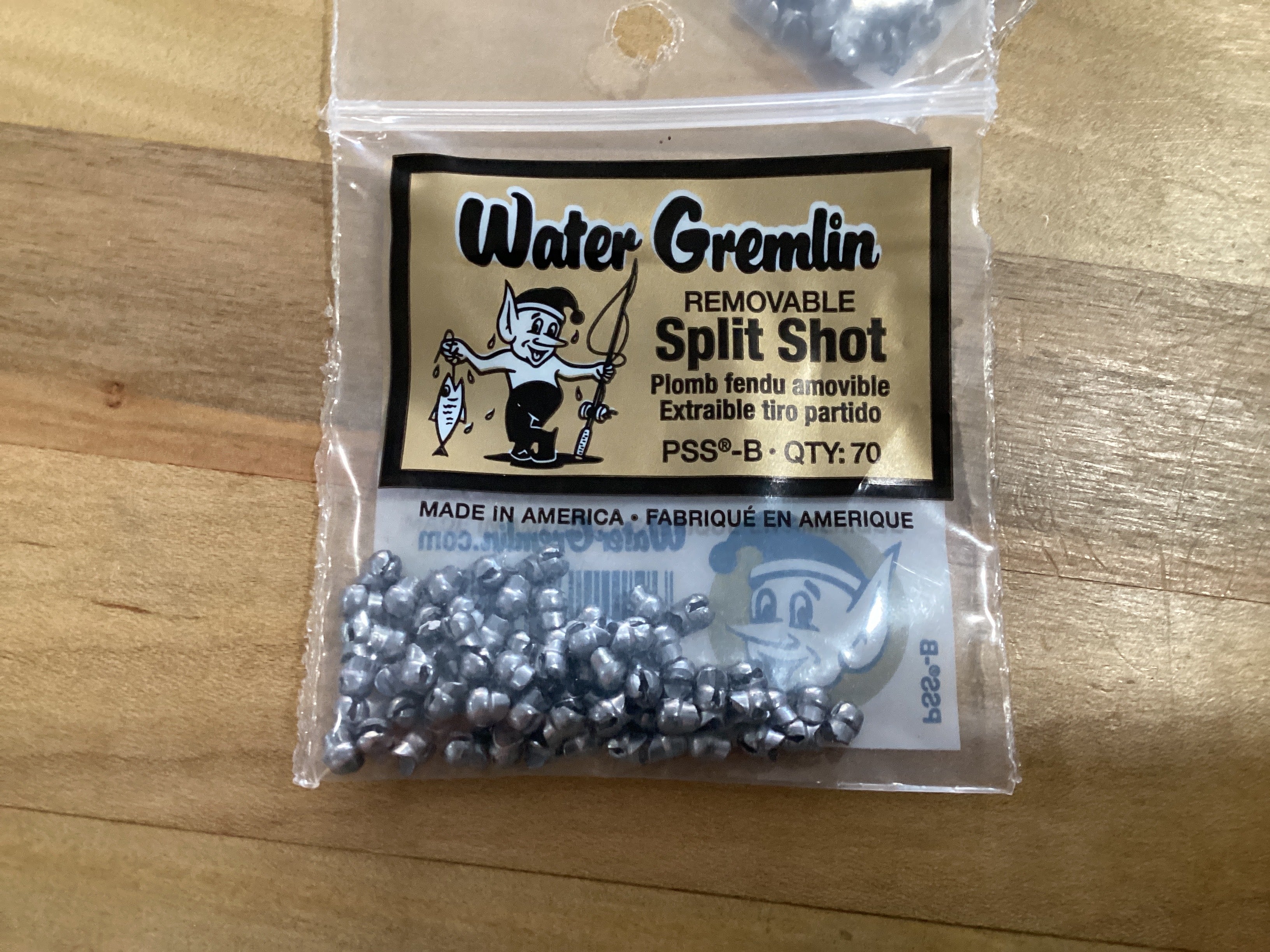 Water Gremlin Removable Split Shot