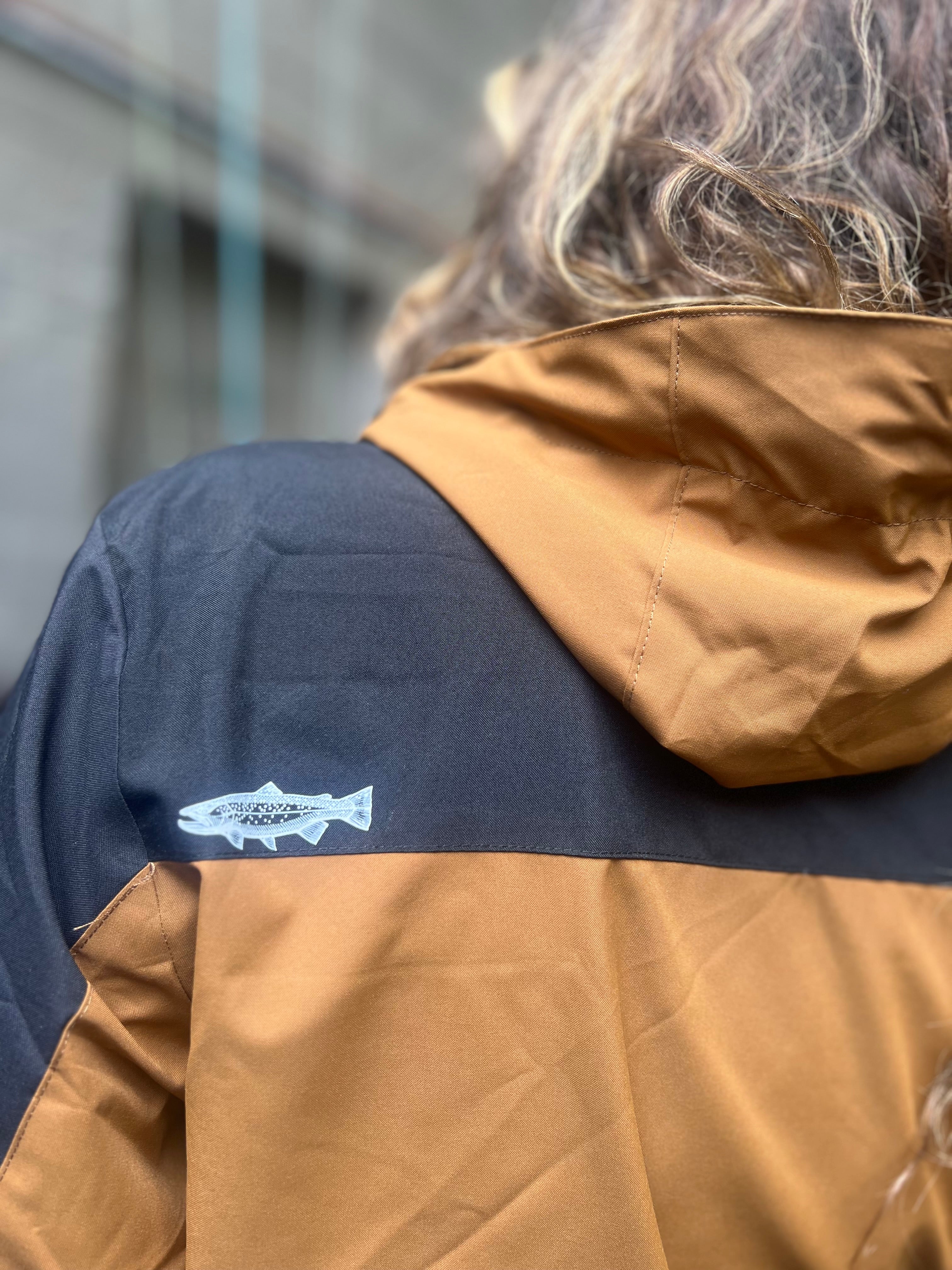 MTN FLY Unisex Rain Jacket with Removable Hood