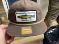MTN FLY Flat Brim Hat Brown