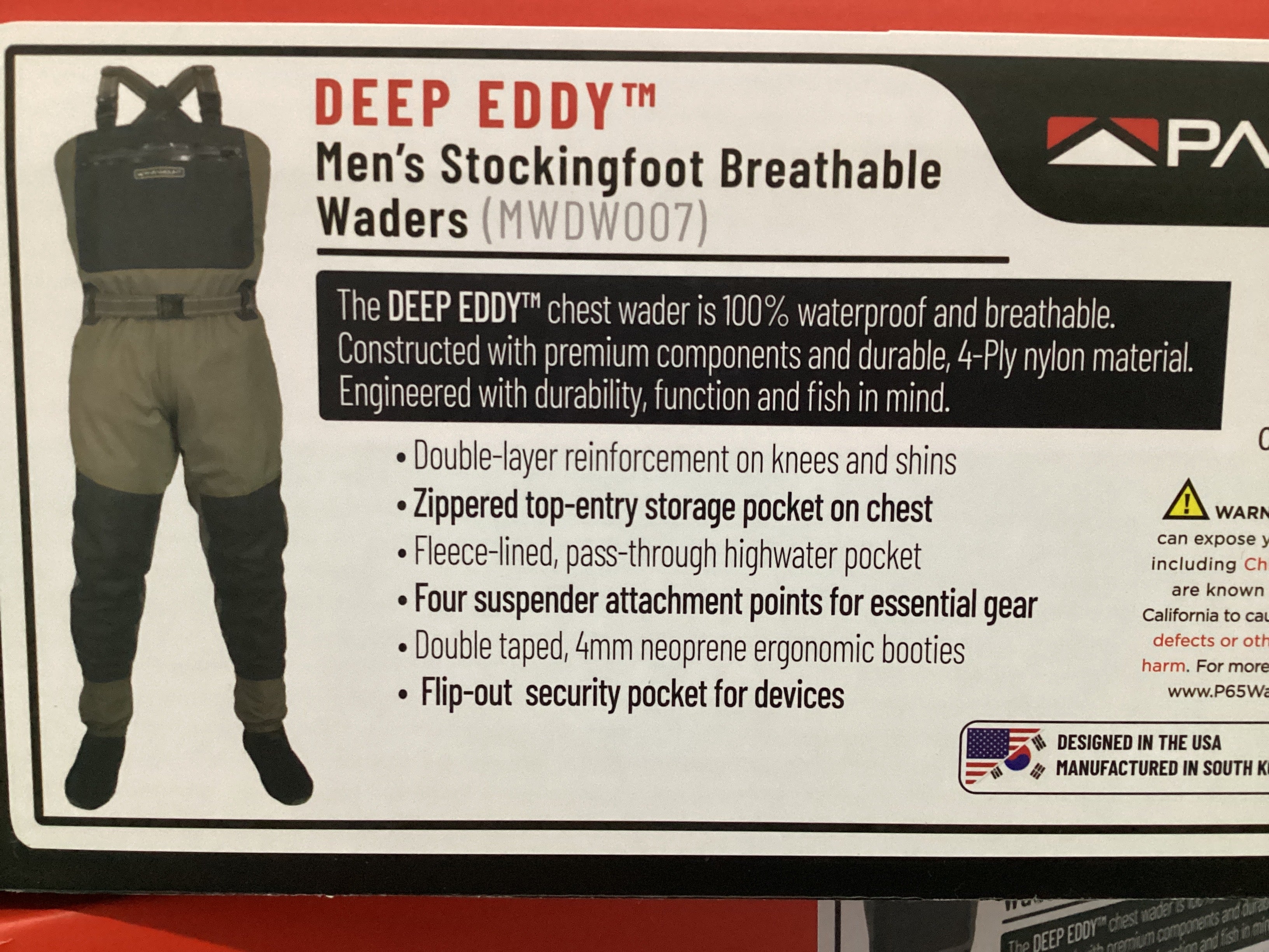 Paramount Deep Eddy Waders