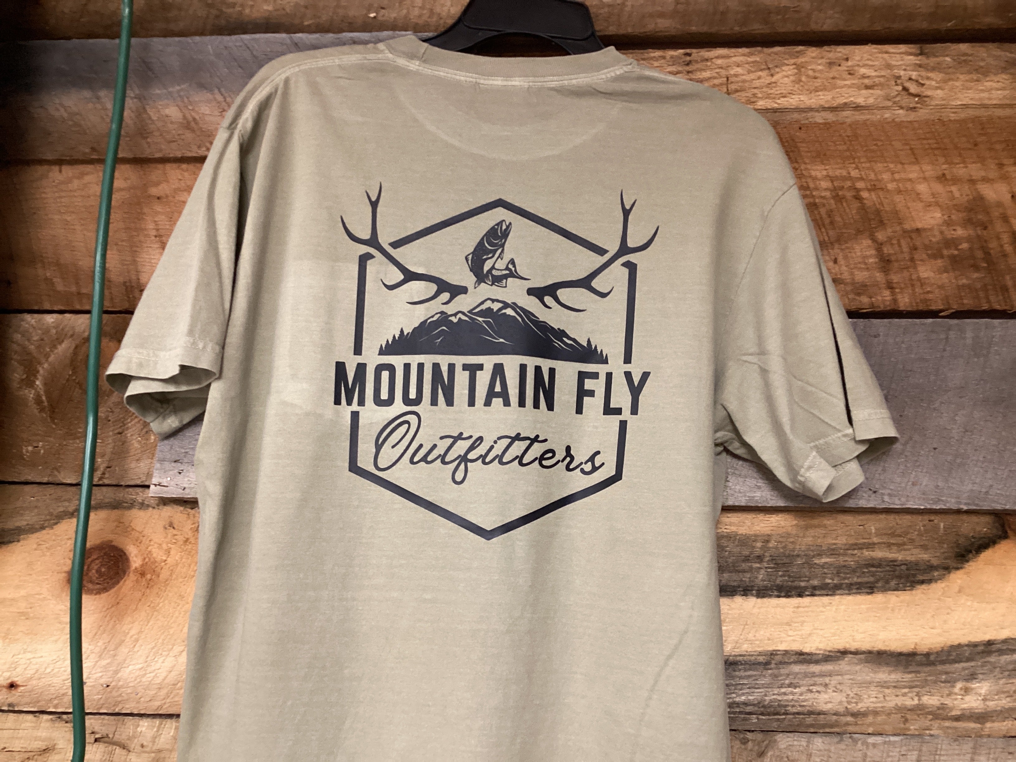 MTN FLY Antler Logo Short Sleeve Shirt