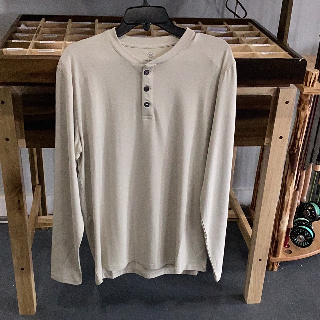 Men's Bamboo Flex Long Sleeve Henley