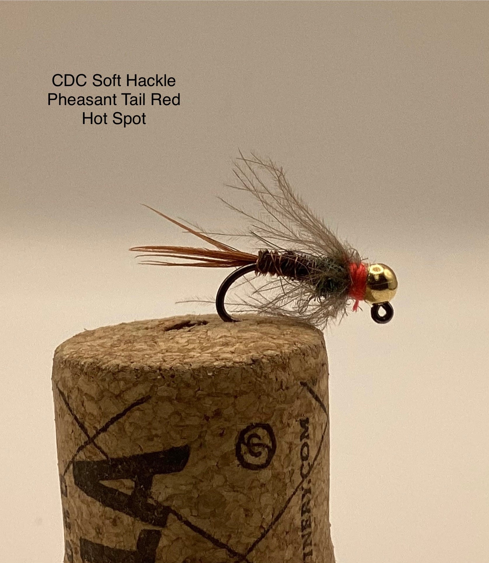 CDC Soft Hackle Pheasant Tail / Red Hot Spot