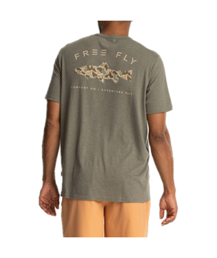 Trout Camo Pocket Tee