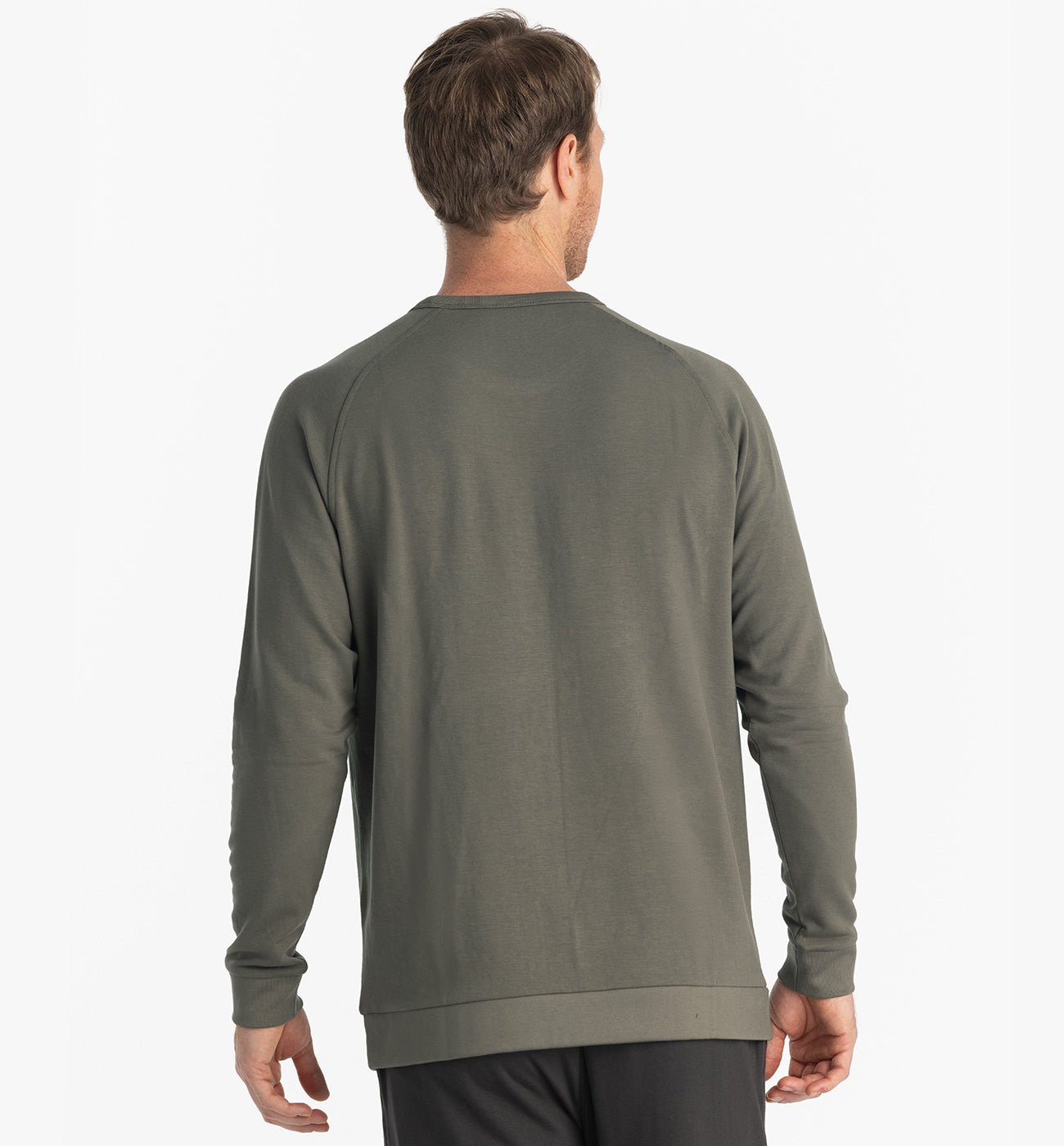Men's Bamboo Lightweight Fleece Crew