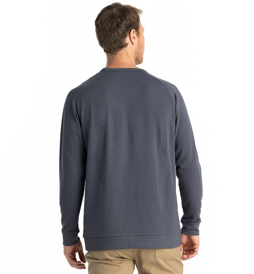 Men's Bamboo Lightweight Fleece Crew